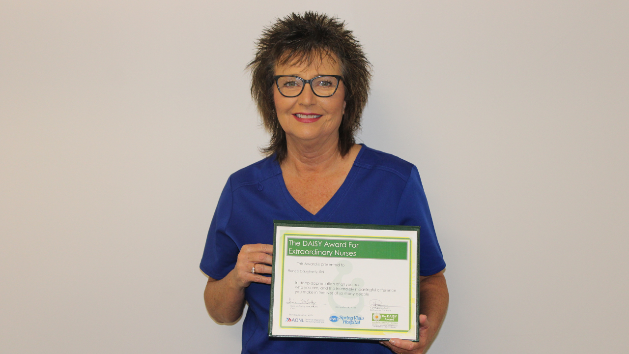 Renee Daugherty, RN, CMSN, Honored for Outstanding Nursing Excellence at Spring View Hospital